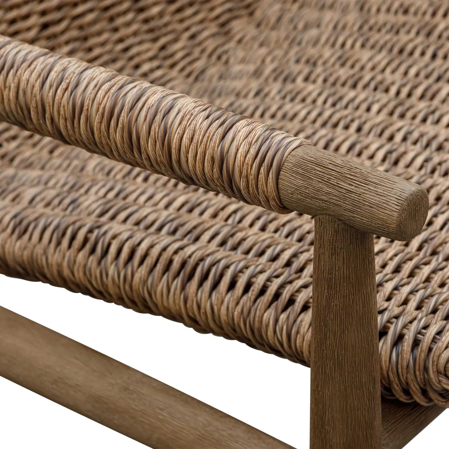 UTTERMOST Sumba Flax Outdoor Dining Chair - Decorative Accents