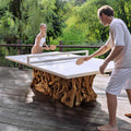 UTTERMOST Stonewood Indoor-Outdoor Ping-Pong Dining Table - Decorative Accents