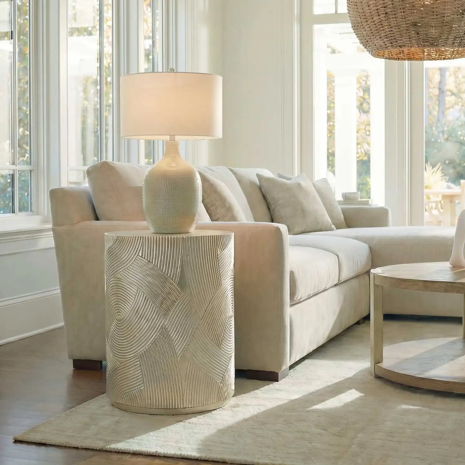 UTTERMOST Cassandra Drum Accent Table - Decorative Accents