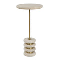 UTTERMOST Adames Travertine Drink Table - Decorative Accents