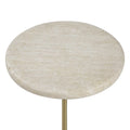 UTTERMOST Adames Travertine Drink Table - Decorative Accents