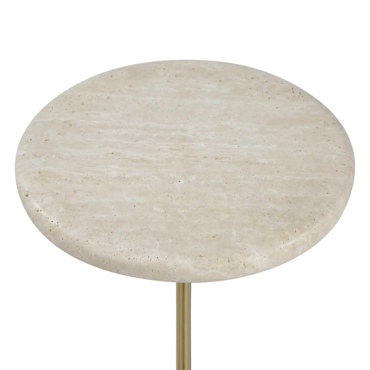 UTTERMOST Adames Travertine Drink Table - Decorative Accents