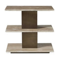 UTTERMOST Travertini 3 Tiered Accent Table - Decorative Accents