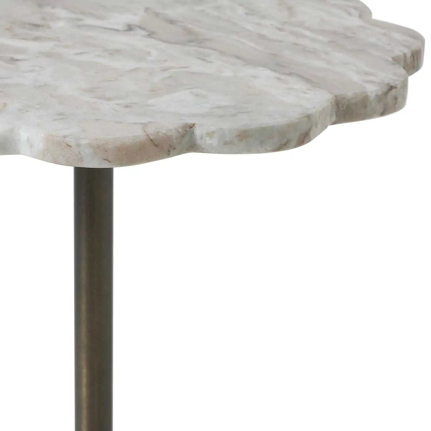 UTTERMOST Lana Scalloped Drink Table - Decorative Accents