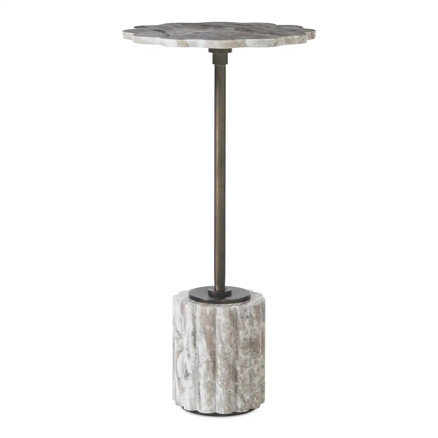 UTTERMOST Lana Scalloped Drink Table - Decorative Accents