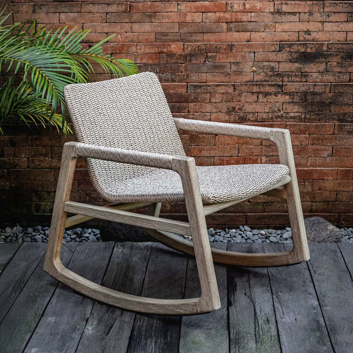 UTTERMOST Sumba Outdoor Wicker Rocking Chair - Decorative Accents