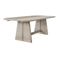 UTTERMOST Harbor Herringbone Indoor-Outdoor Dining Table - Decorative Accents