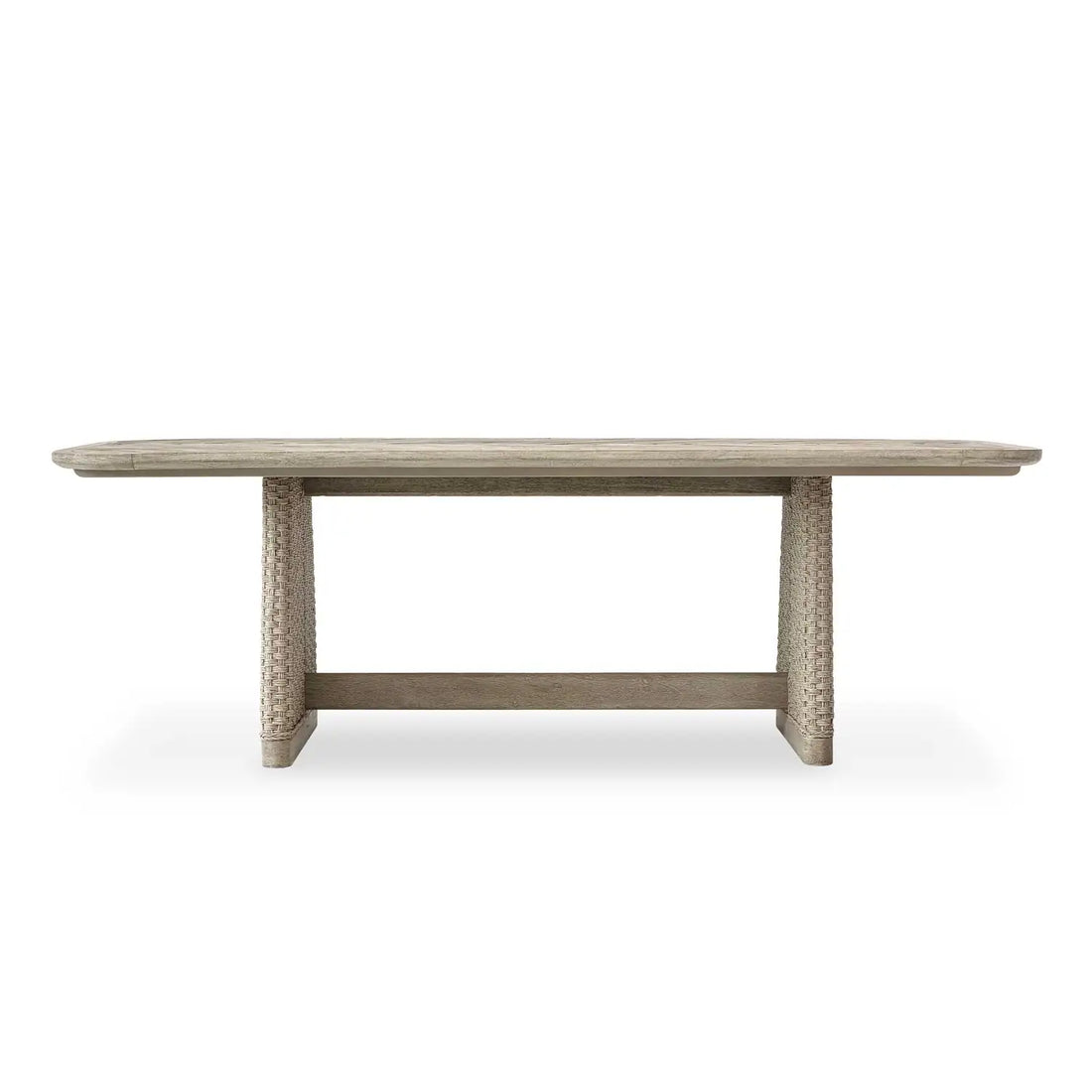 UTTERMOST Harbor Herringbone Indoor-Outdoor Dining Table - Decorative Accents