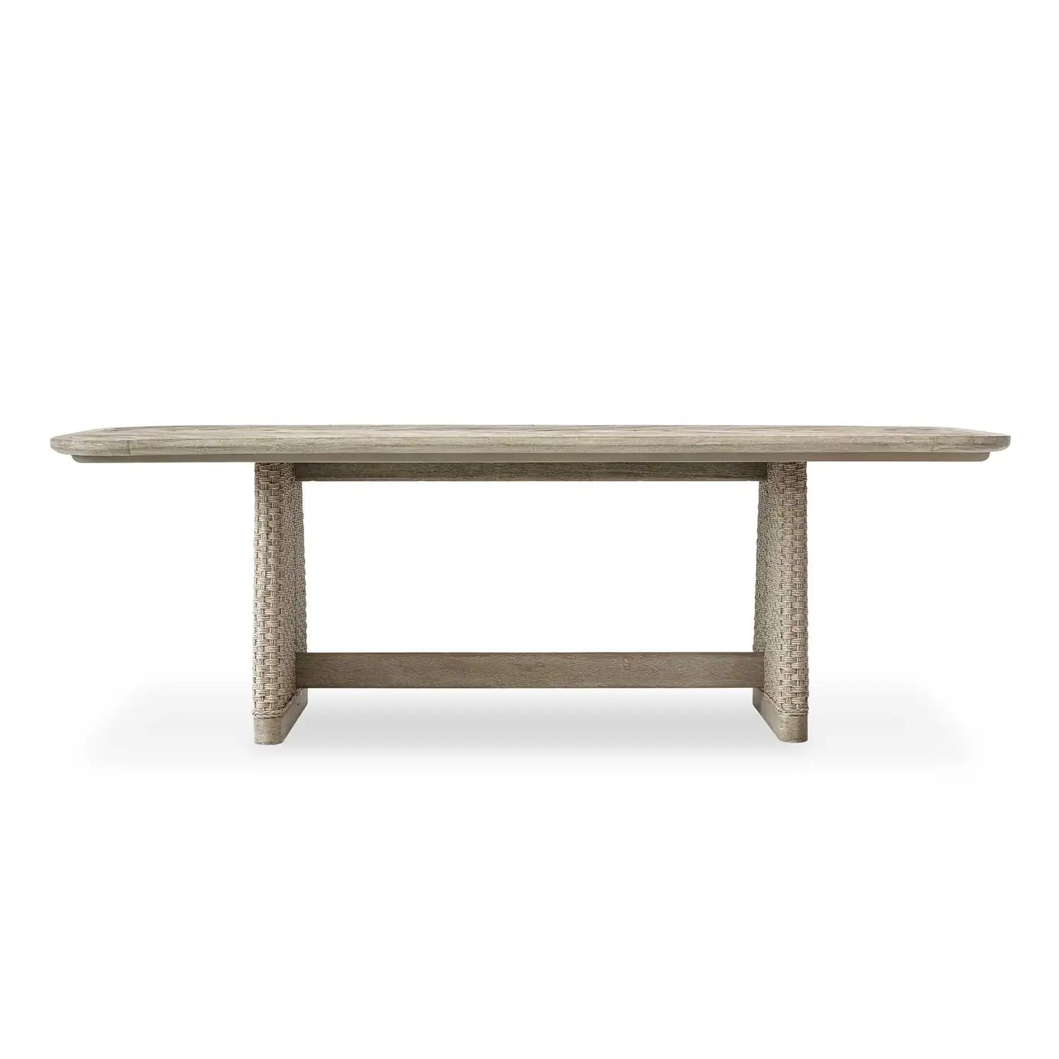 UTTERMOST Harbor Herringbone Indoor-Outdoor Dining Table - Decorative Accents