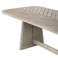 UTTERMOST Harbor Herringbone Indoor-Outdoor Dining Table - Decorative Accents