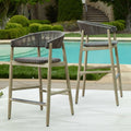 UTTERMOST Dermott Outdoor Bar Stool - Decorative Accents