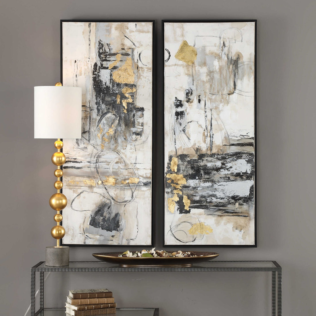 UTTERMOST Life Scenes Abstract Art Set Of 2 - Art