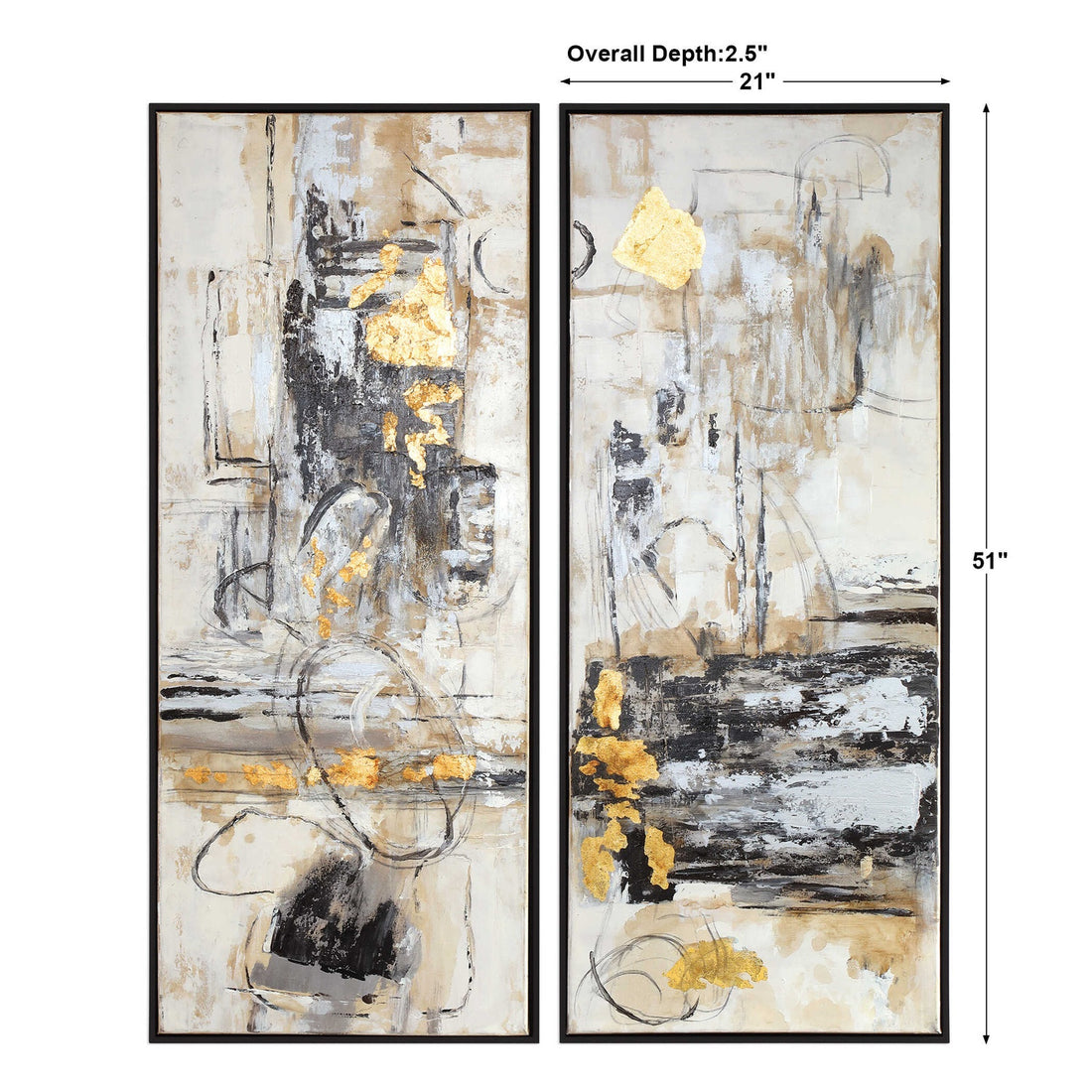 UTTERMOST Life Scenes Abstract Art Set Of 2 - Art