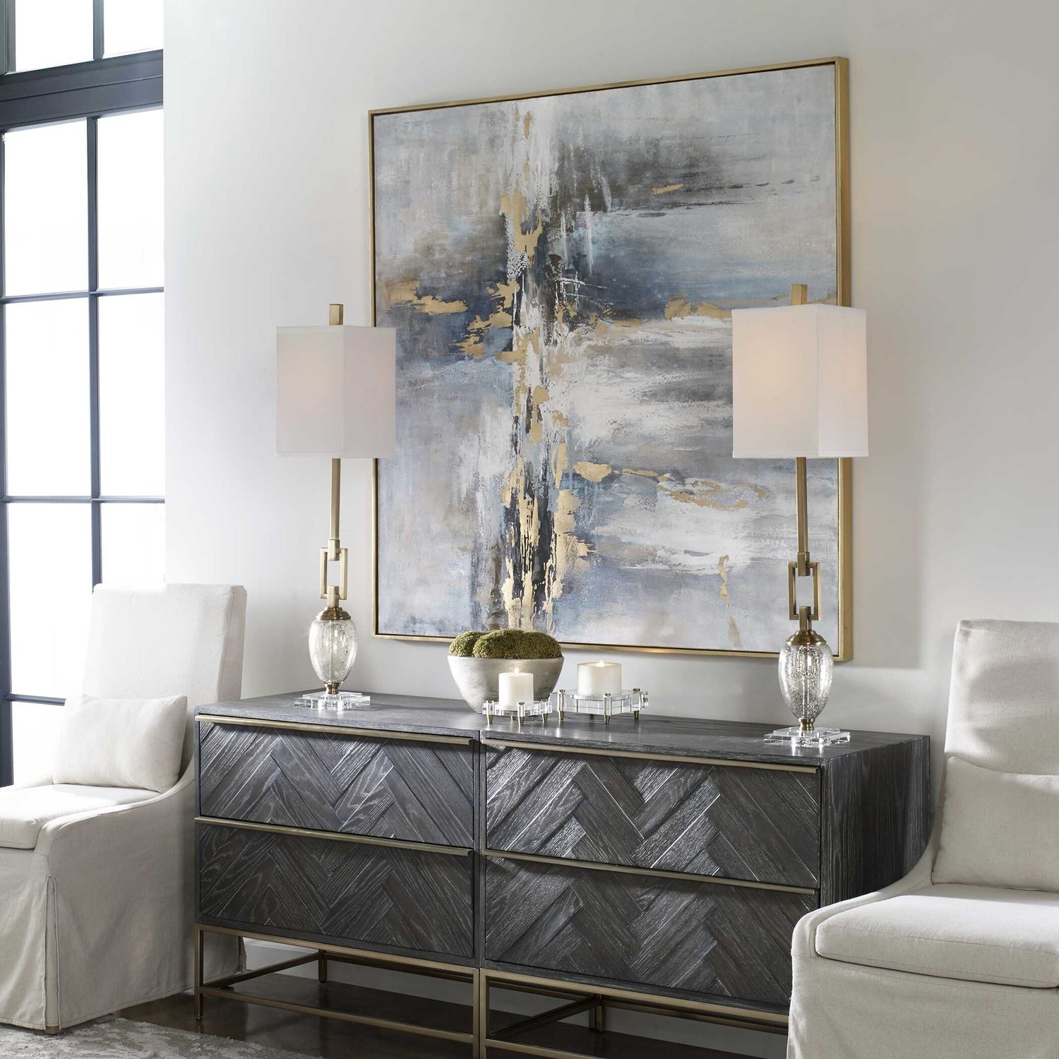 UTTERMOST Road Less Traveled Abstract Art - Art