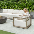 UTTERMOST Remsen Outdoor Lounge Chair - Benches, Ottoman, Stools