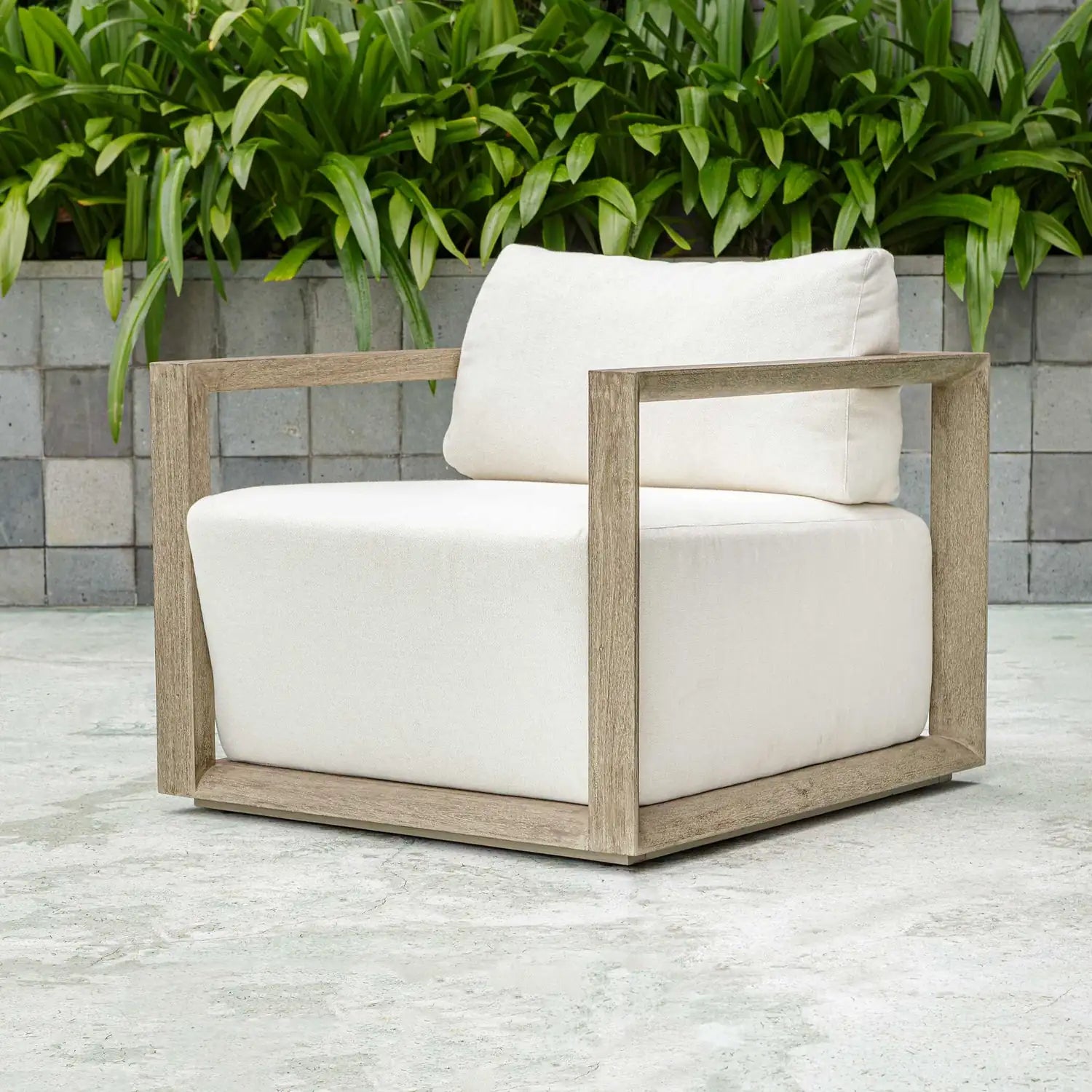 UTTERMOST Remsen Outdoor Lounge Chair - Benches, Ottoman, Stools
