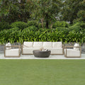 UTTERMOST REMSEN OUTDOOR LOUNGE CHAIR - Benches, Ottoman, Stools