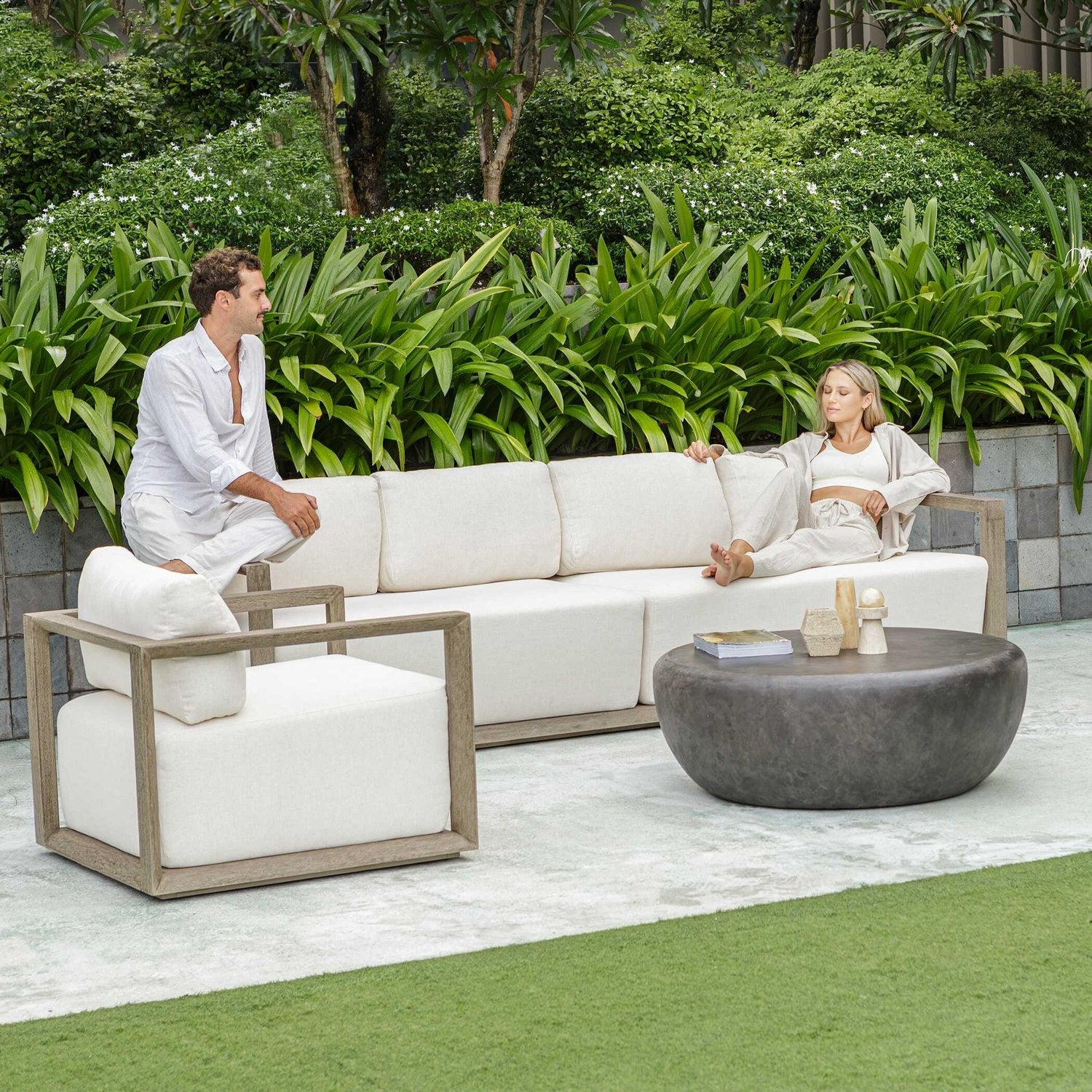 UTTERMOST REMSEN OUTDOOR SOFA - Sofa