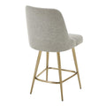 UTTERMOST BRAMWELL UPHOLSTERED COUNTER STOOL - Decorative Accents