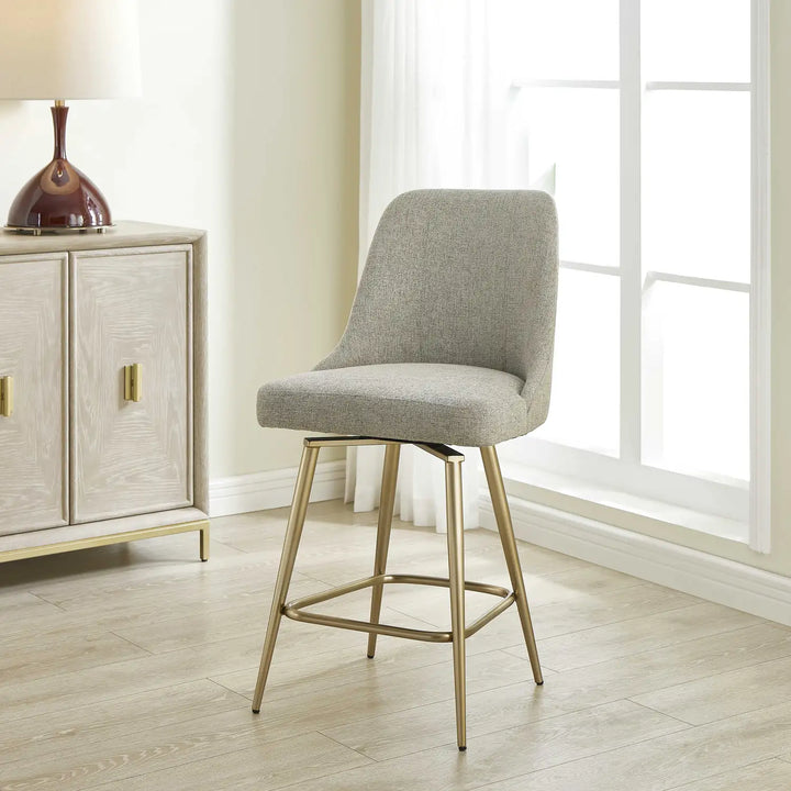 UTTERMOST Bramwell Upholstered Counter Stool - Decorative Accents