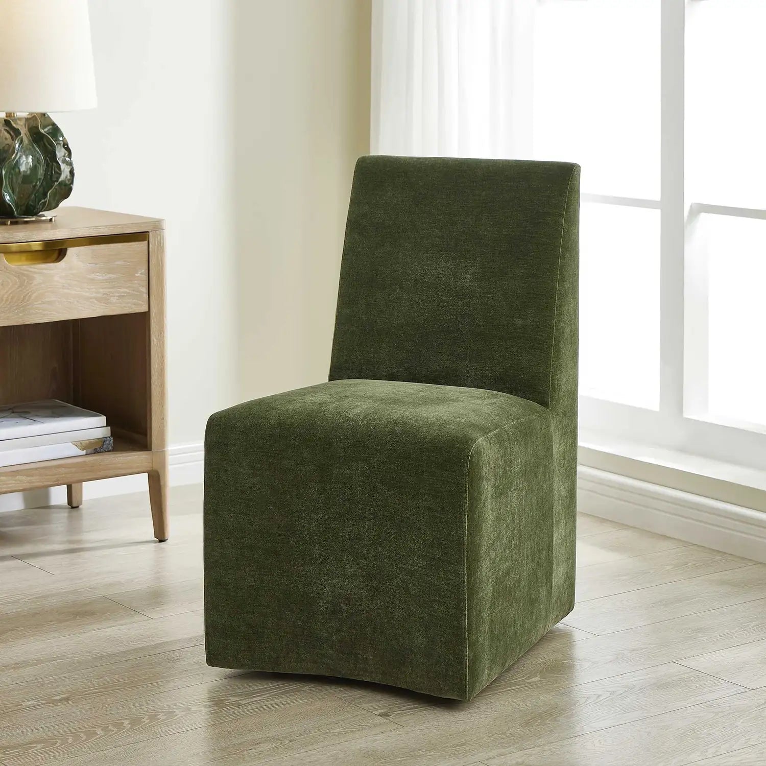 UTTERMOST Moro Armless Moss Dining Chair - Decorative Accents