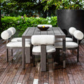 UTTERMOST BOLSTER BACK OUTDOOR DINING CHAIR - Dining Chairs
