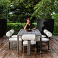 UTTERMOST Bolster Back Outdoor Dining Chair - Dining Chairs