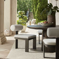 UTTERMOST Bolster Back Outdoor Dining Chair - Dining Chairs