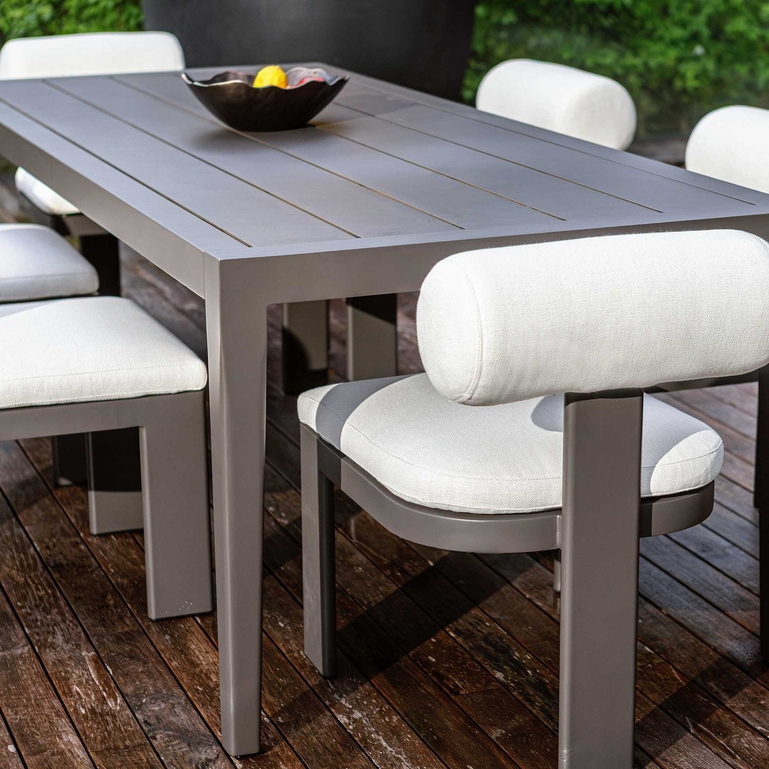 UTTERMOST BOLSTER BACK OUTDOOR DINING CHAIR - Dining Chairs