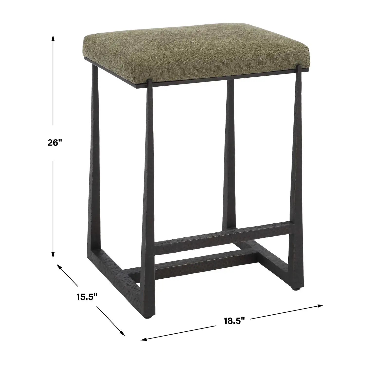 UTTERMOST Midas Counter Stool - Decorative Accents