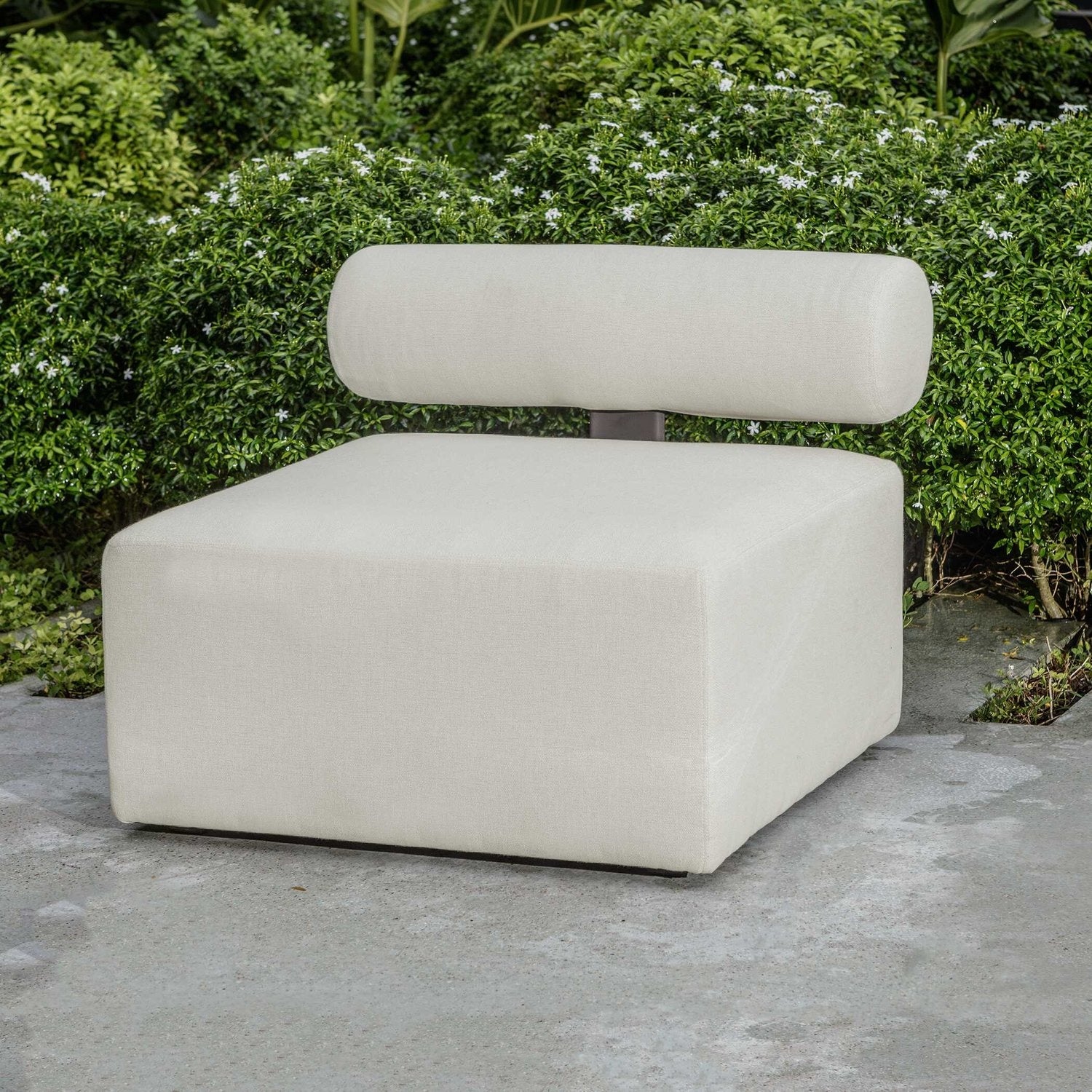 UTTERMOST BOLSTER BACK ARMLESS OUTDOOR SOFA - Sofa