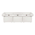 UTTERMOST BOLSTER BACK ARMLESS OUTDOOR SOFA - Sofa