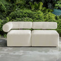 UTTERMOST BOLSTER BACK ARMLESS OUTDOOR SOFA - Sofa
