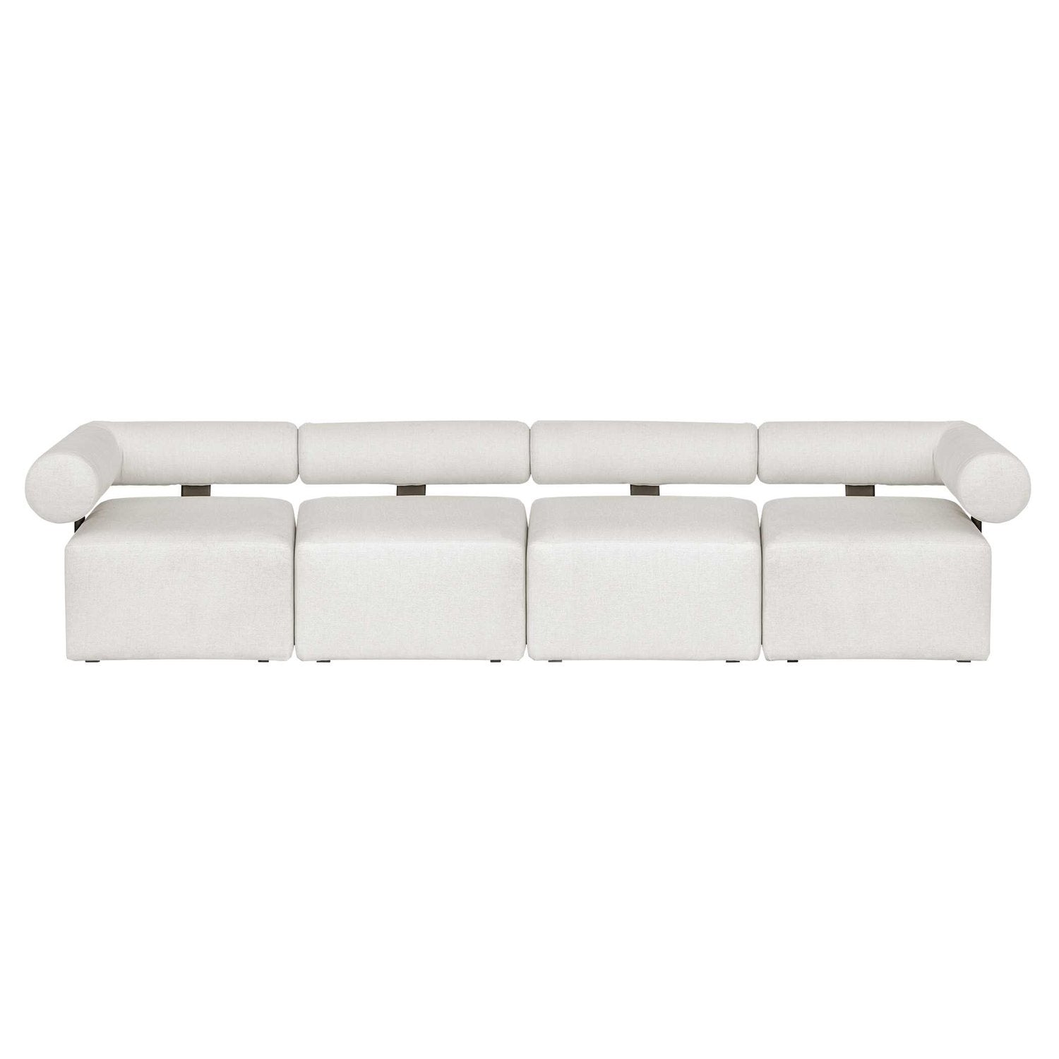 UTTERMOST BOLSTER BACK ARMLESS OUTDOOR SOFA - Sofa