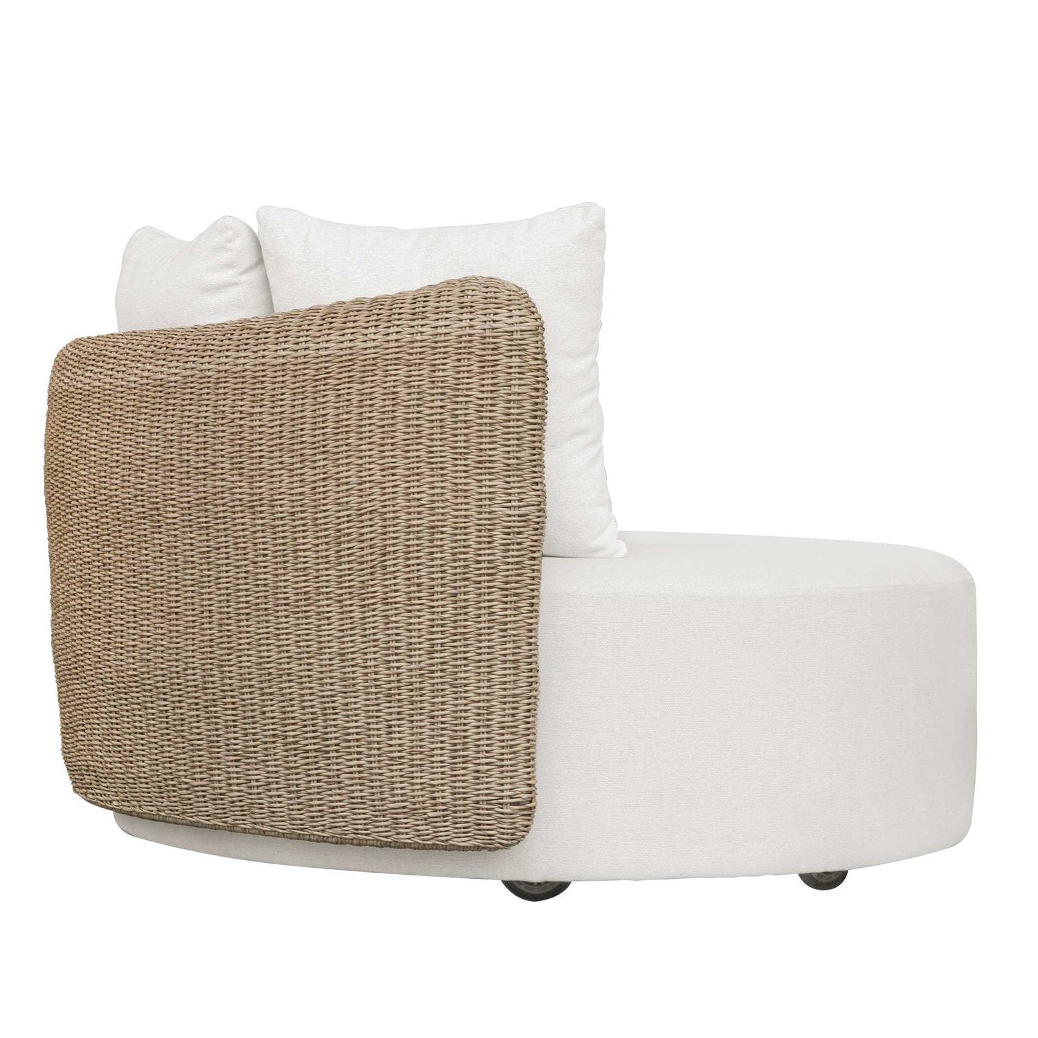 UTTERMOST SUNSET OUTDOOR SWIVEL DAY BED - Benches, Ottoman, Stools