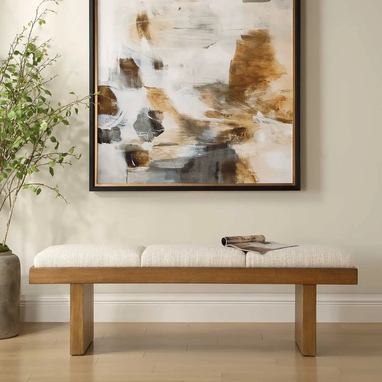 UTTERMOST HADEN UPHOLSTERY BENCH - Decorative Accents