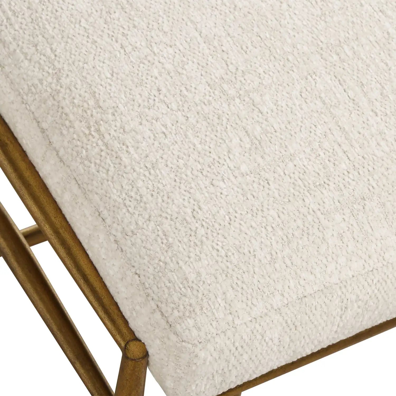 UTTERMOST Karleen Plush Bench - Decorative Accents