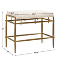 UTTERMOST Karleen Plush Bench - Decorative Accents