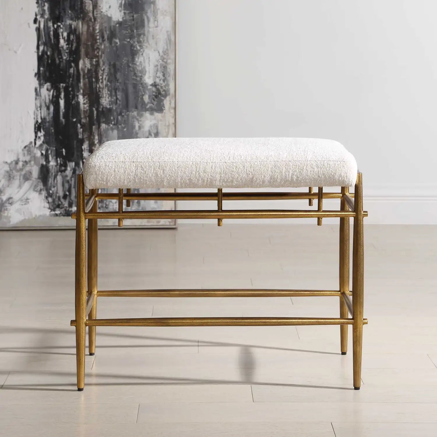 UTTERMOST KARLEEN PLUSH BENCH - Decorative Accents