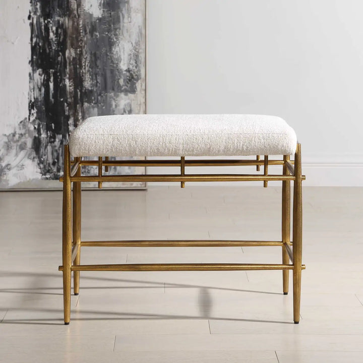 UTTERMOST KARLEEN PLUSH BENCH - Decorative Accents