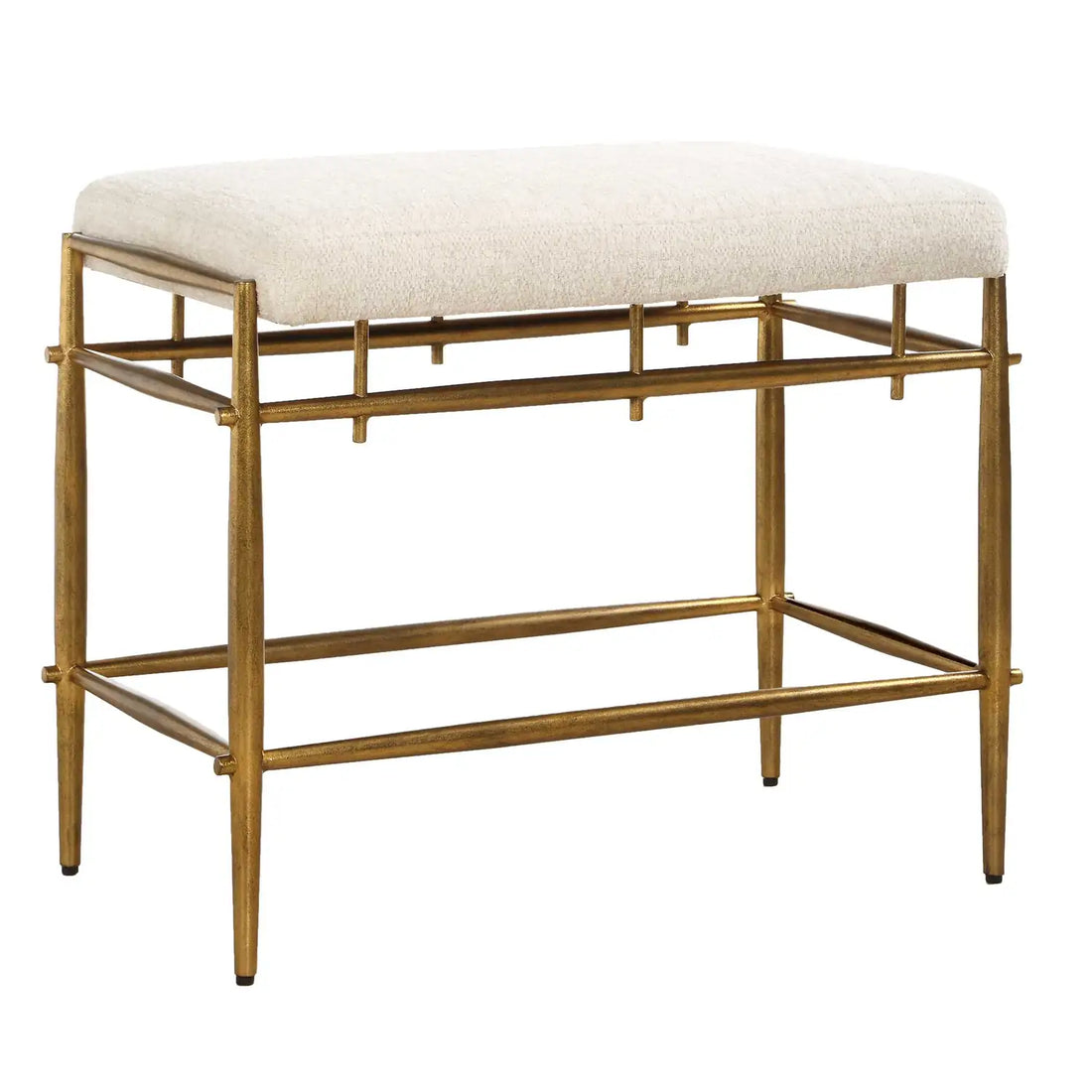 UTTERMOST Karleen Plush Bench - Decorative Accents