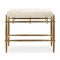 UTTERMOST Karleen Plush Bench - Decorative Accents