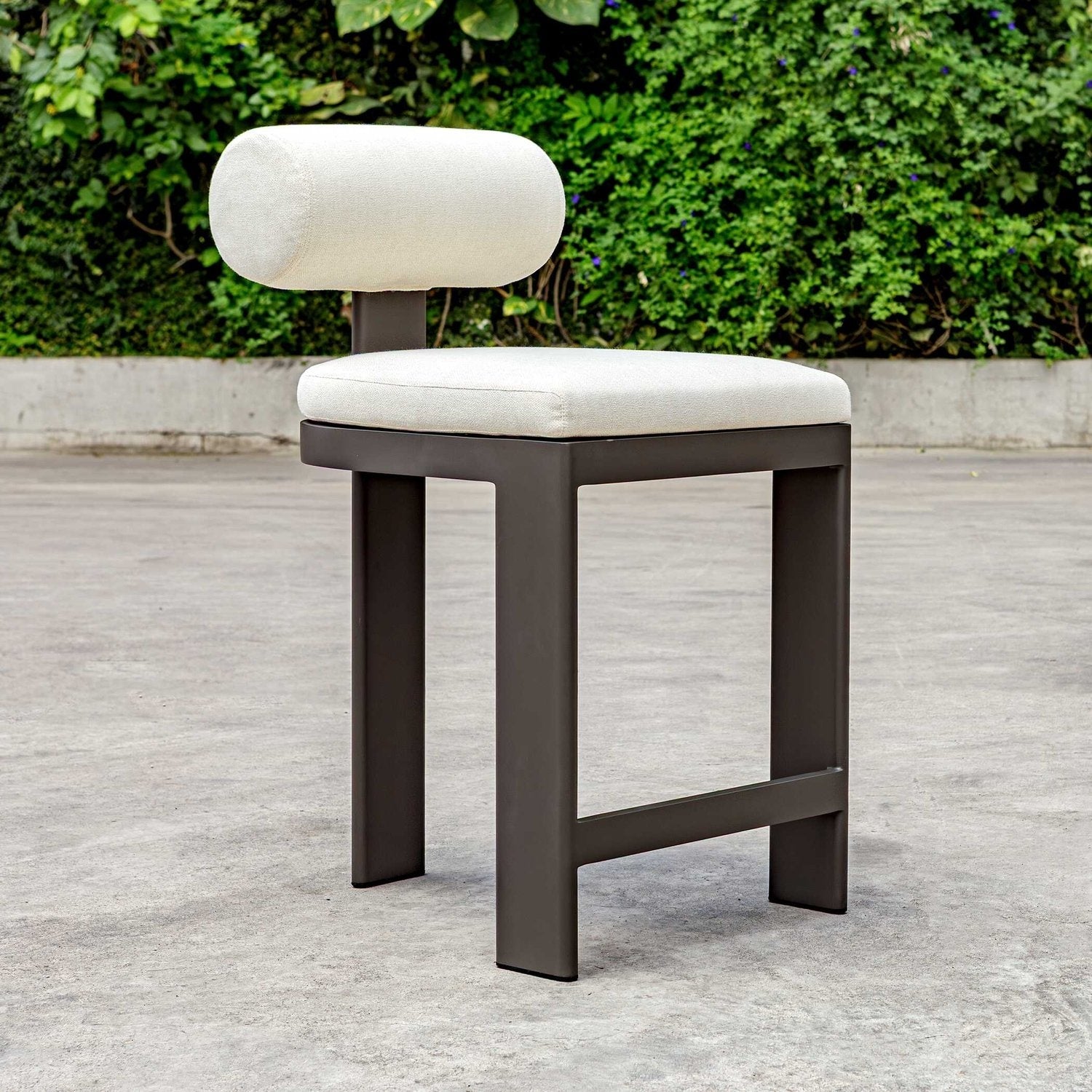 UTTERMOST BOLSTER BACK OUTDOOR COUNTER STOOL - Bar Stools