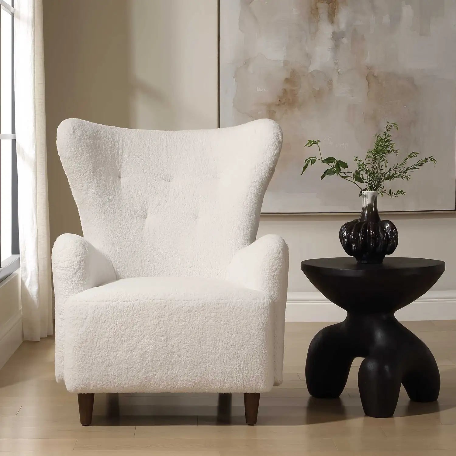 UTTERMOST INGEL WINGBACK ARMCHAIR - Decorative Accents