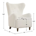 UTTERMOST Ingel Wingback Armchair - Decorative Accents