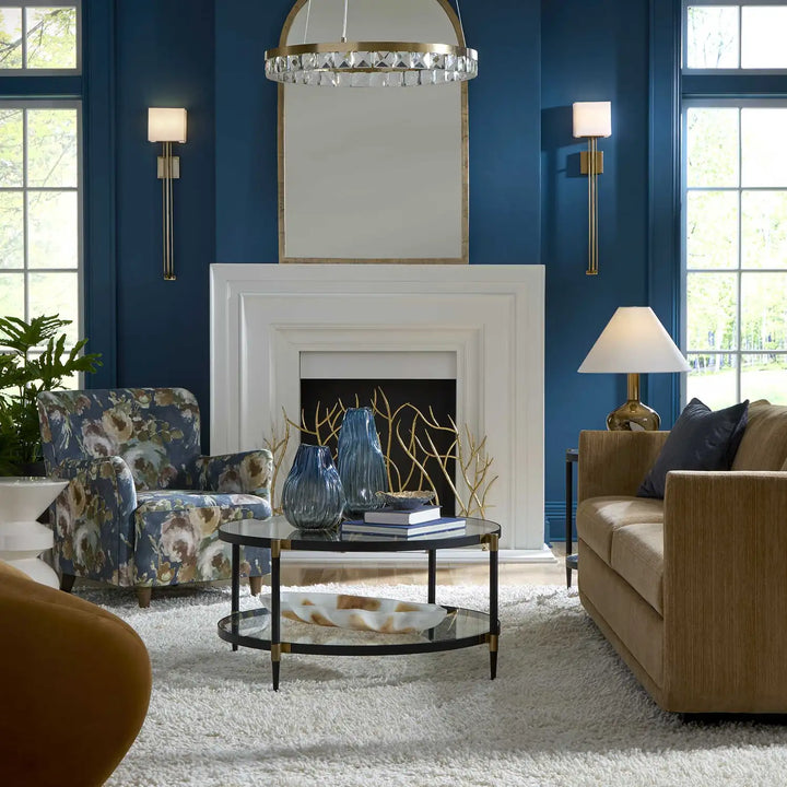 UTTERMOST Lainey Floral Upholstered Armchair - Decorative Accents