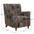 UTTERMOST Lainey Upholstered Ikat Armchair - Decorative Accents