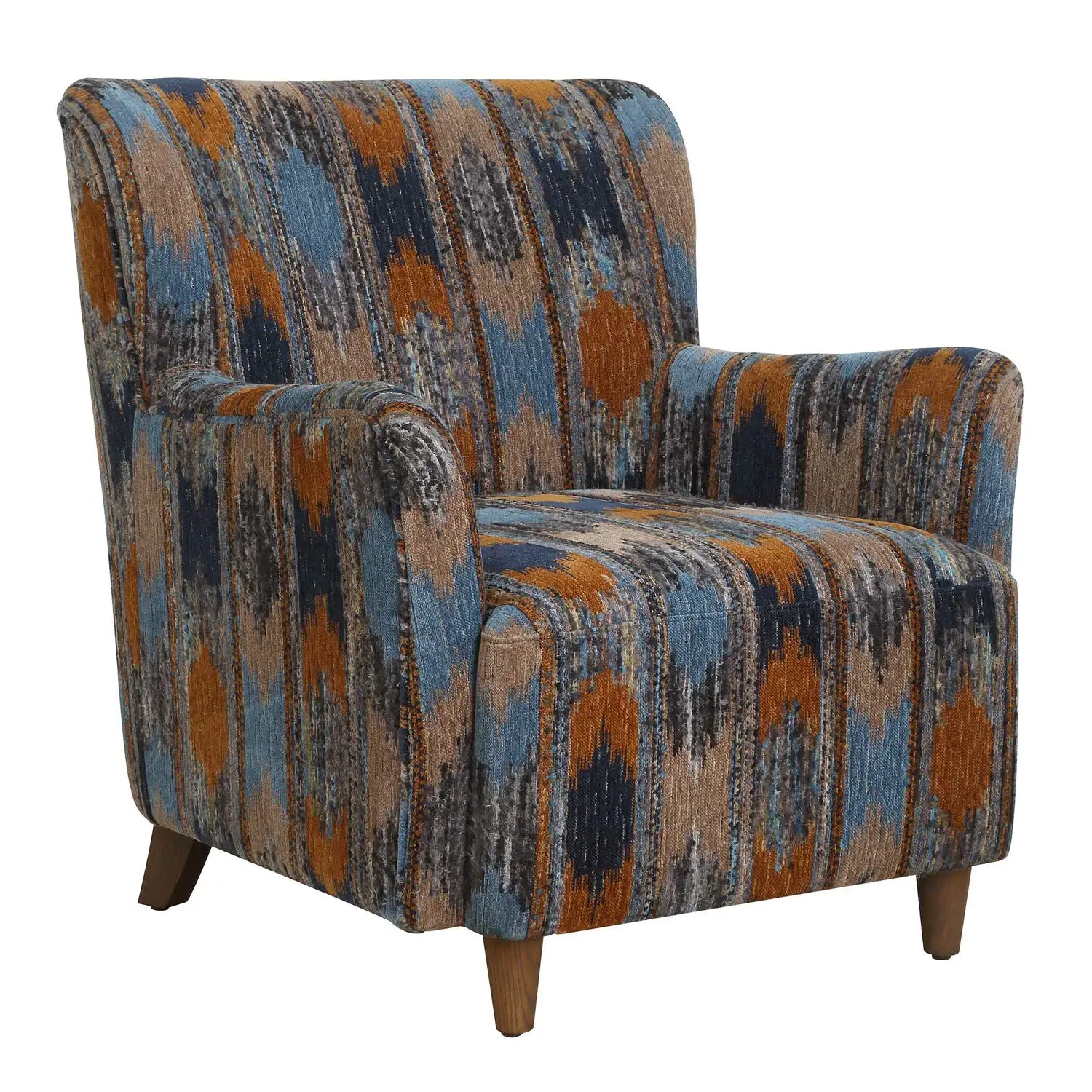 UTTERMOST Lainey Upholstered Ikat Armchair - Decorative Accents