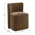 UTTERMOST Outlook Modern Velvet Dining Chair - Decorative Accents