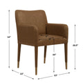 UTTERMOST Conifer Camel Dining Armchair - Decorative Accents